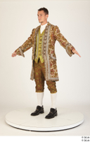  Photos Man in Historical Civilian suit 3 18th century a poses civilian suit medieval clothing whole body 0002.jpg